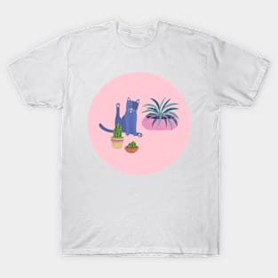 Cats and pots 5 T-Shirt